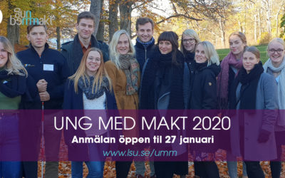 Ansökan Ung Med Makt 2020