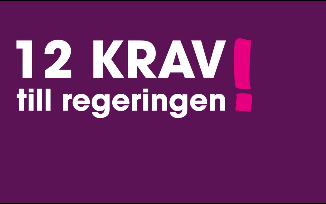 Rekommendationer gällande regeringens stöd till ungdomsrörelsen