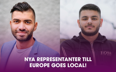 Ungdomsrepresentanter till Europe Goes Local Sverige!