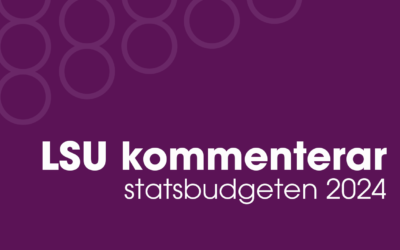 LSU kommenterar statsbudgeten 2024