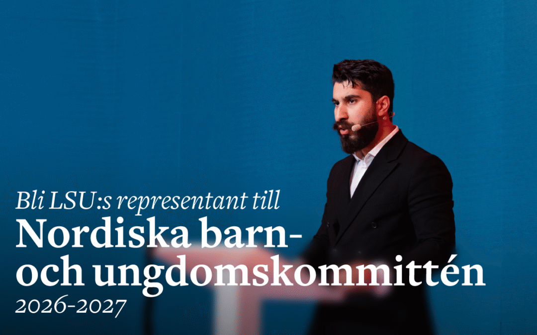 Bli LSU:s representant till Nordiska barn- och ungdomskommittén 2026-2027