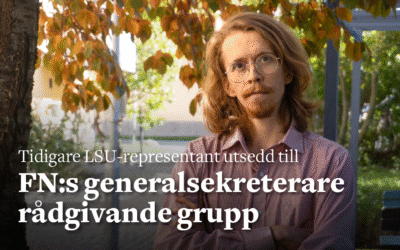 Tidigare LSU-representant utsedd till FN:s generalsekreterare rådgivande grupp