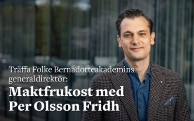 Maktfrukost med Per Olsson Fridh – Folke Bernadotteakademins generaldirektör