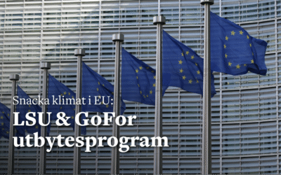 Snacka klimat i EU: LSU & GoFor utbytesprogram