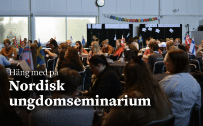 Nordisk Ungdomsseminarium 2026 – Engagerade och inspirerade – tillsammans!