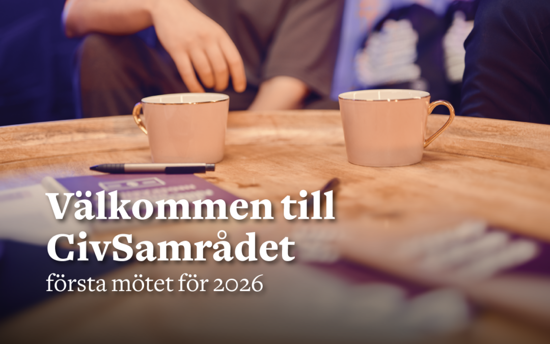 Välkommen till CivSamrådets första möte för 2026!