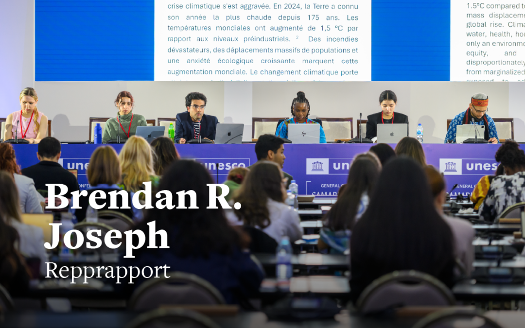 Repprapport: Brendan R. Joseph