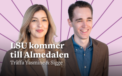 LSU kommer till Almedalen – Träffa Yasmine & Sigge